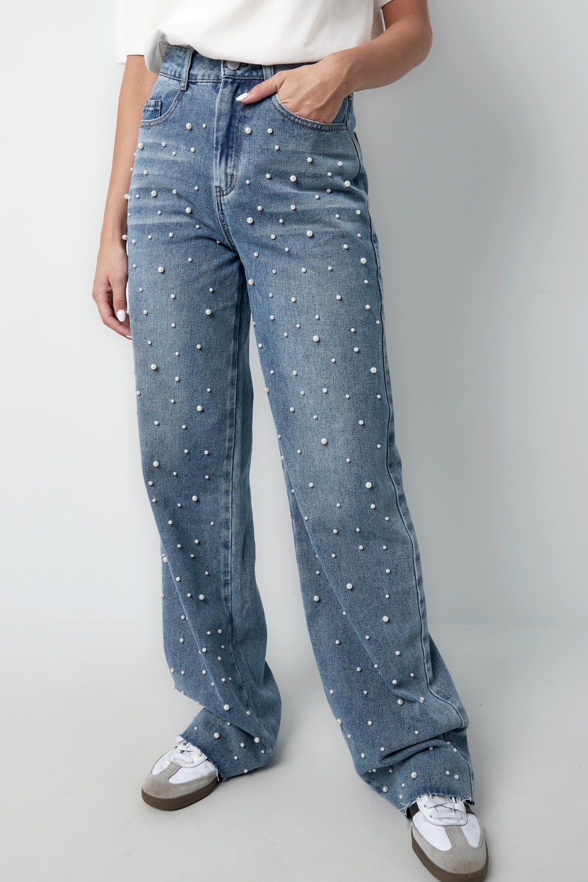 Denim jeans pearl